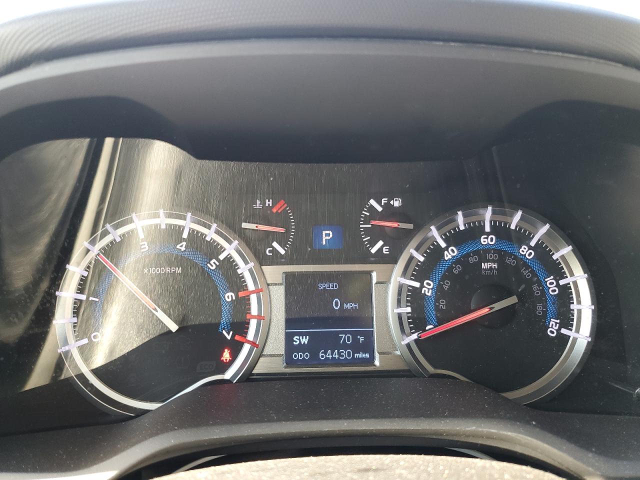 2019 Toyota 4Runner VIN JTEBU5JR1K5693427 Copart auction photo, rear end damage thumbnail 9