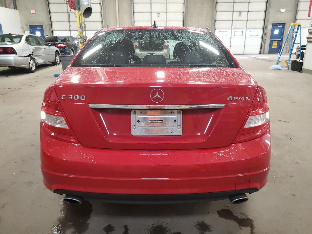 2009 Mercedes-Benz C-klasse VIN WDDGF81XX9R044772 Copart auction photo, front end / undercarriage damage thumbnail 6