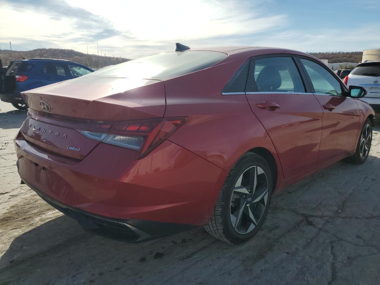 2021 Hyundai Elantra VIN 5NPLP4AG2MH025924 Copart auction photo, front end damage thumbnail 3