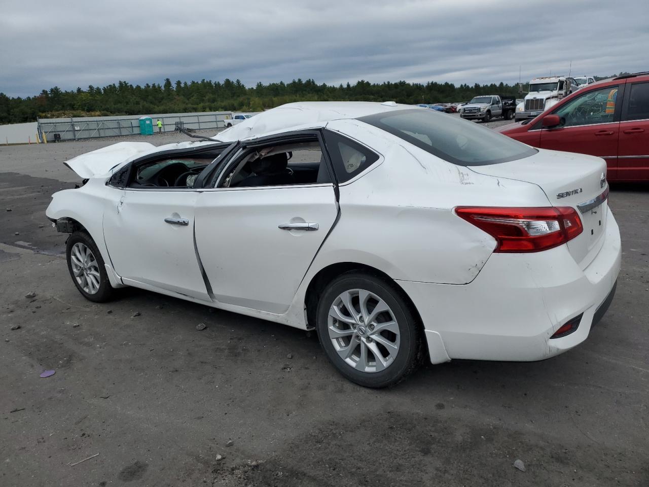 2019 Nissan Sentra VIN 3N1AB7AP1KY274709 Copart auction photo, front end / all over damage thumbnail 2