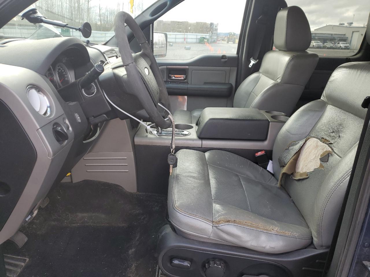 2004 Ford F-150 VIN 1FTPW14574KC22831 Copart auction photo, rear end / side damage thumbnail 7