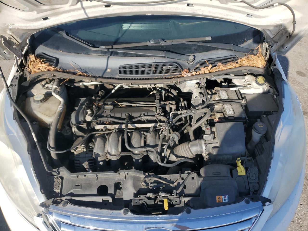 2013 Ford Fiesta VIN 3FADP4BJ0DM170989 Copart auction photo, front end / undercarriage damage thumbnail 11