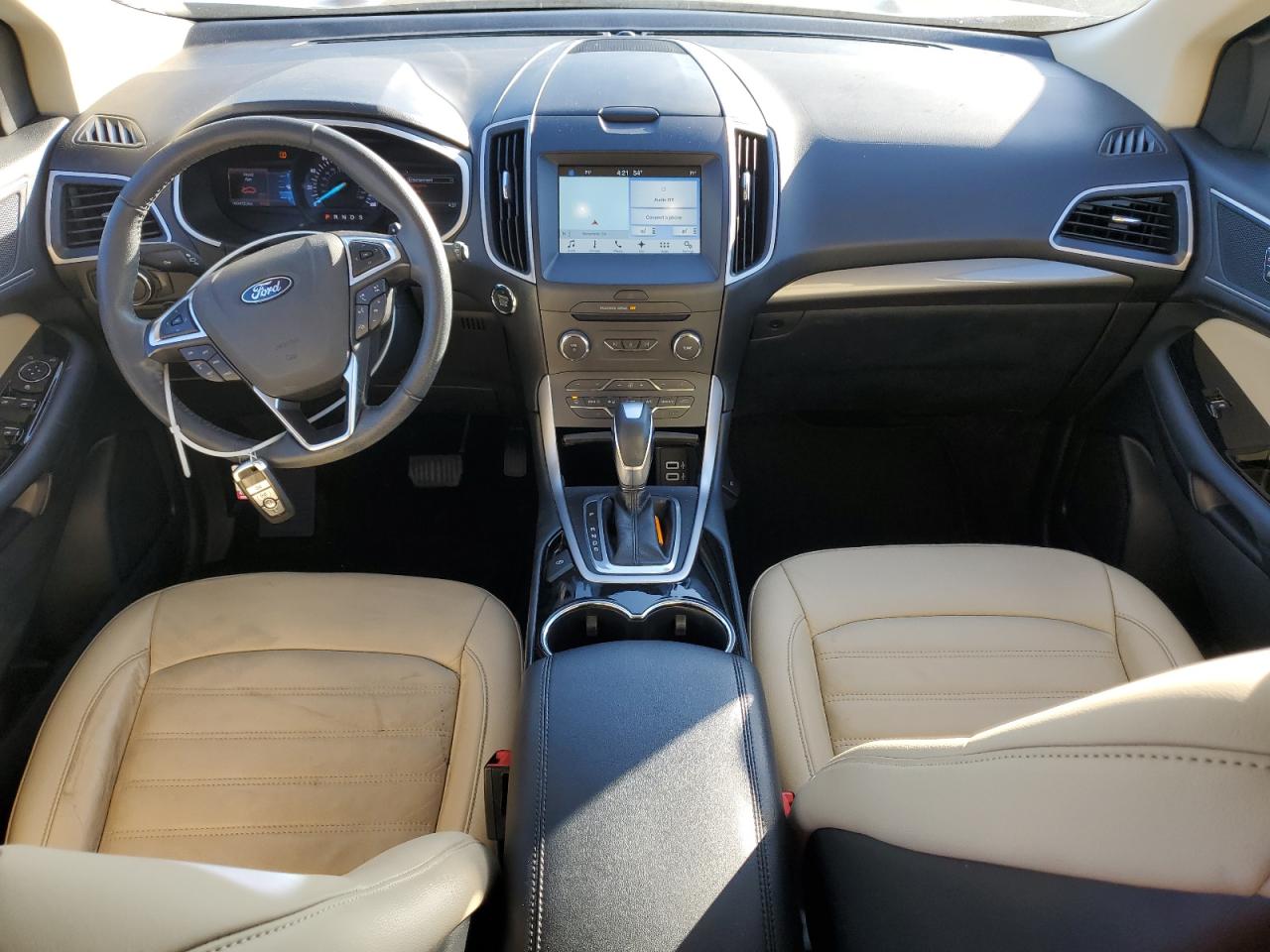 2017 Ford Edge VIN 2FMPK4J88HBC69485 Copart auction photo, front end / side damage thumbnail 8