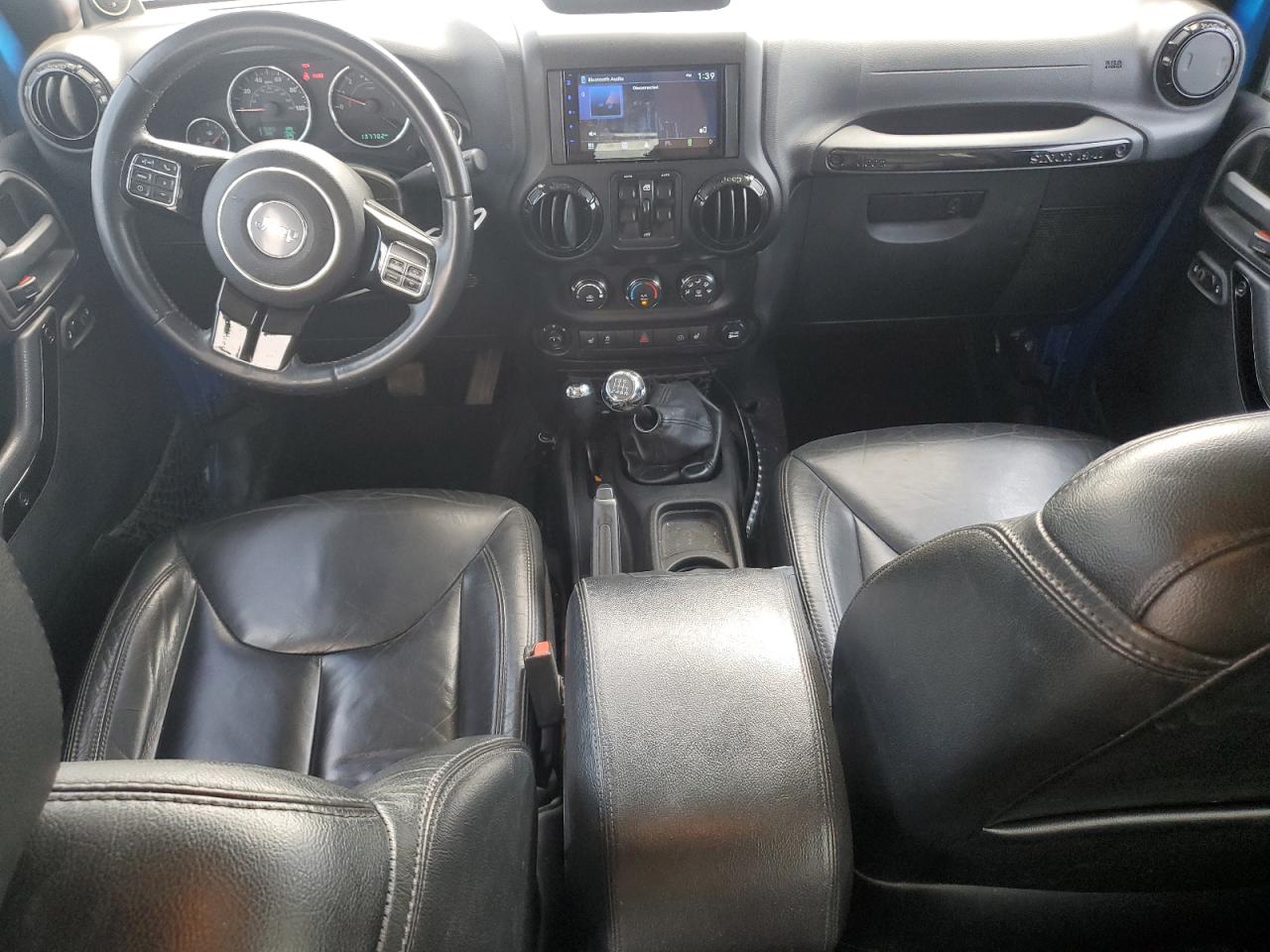 2014 Jeep Wrangler VIN 1C4HJWEG8EL300433 Copart auction photo, undercarriage / front end damage thumbnail 8