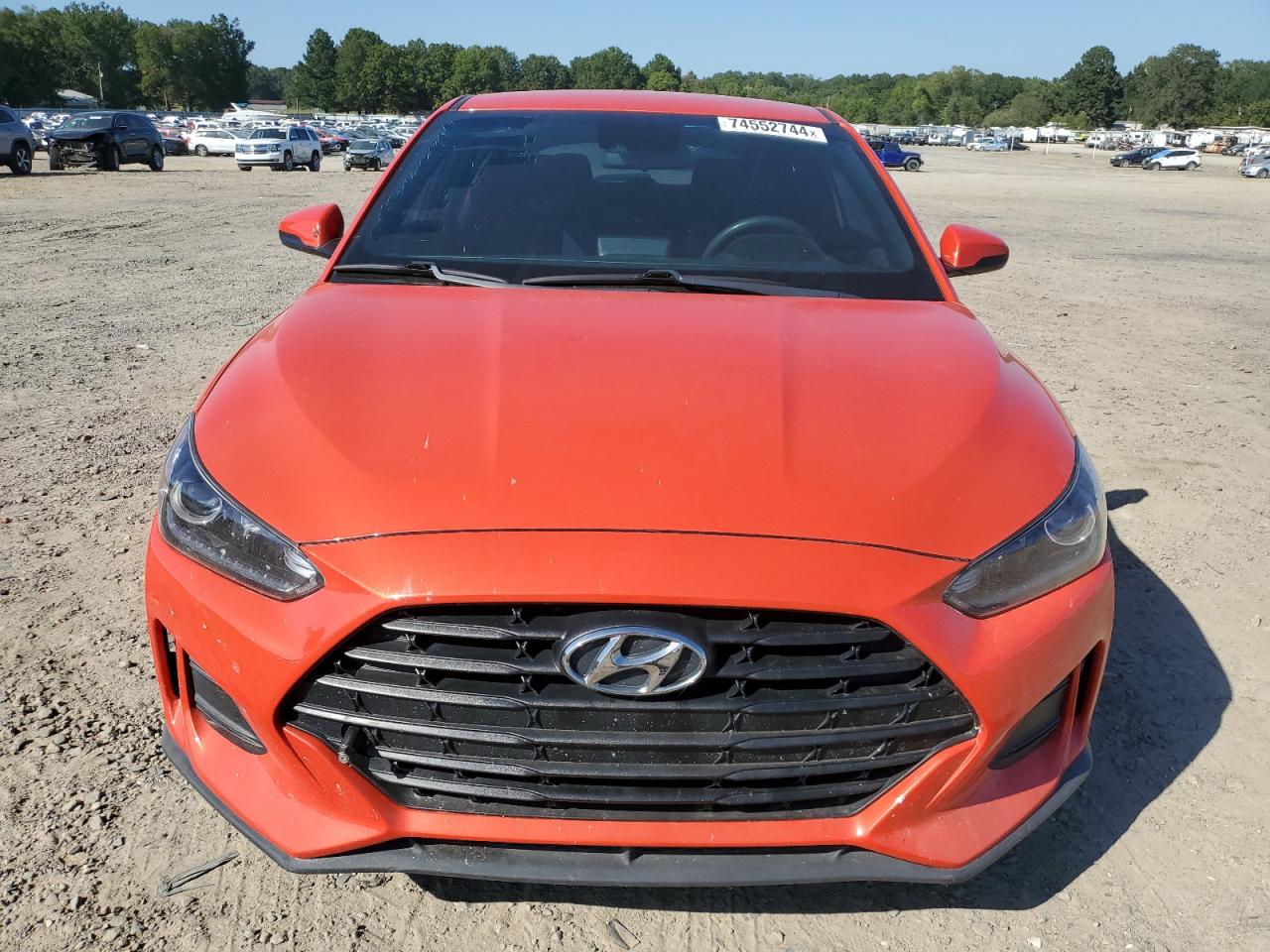2019 Hyundai Veloster VIN KMHTG6AF1KU010543 Copart auction photo, rear end / minor dent/scratches damage thumbnail 5