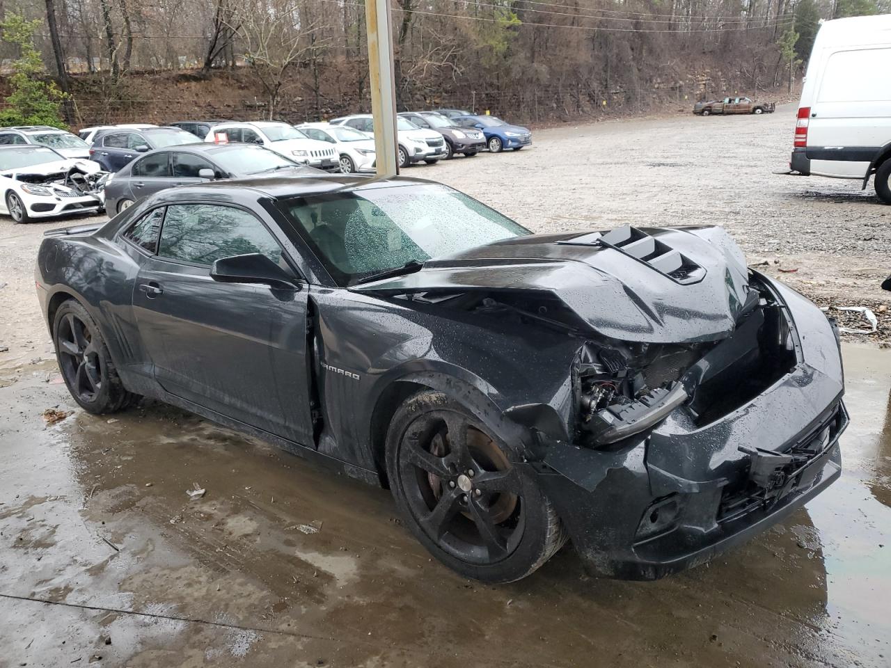 2014 Chevrolet Camaro VIN 2G1FJ1EJ5E9253917 Copart auction photo, front end damage thumbnail 4