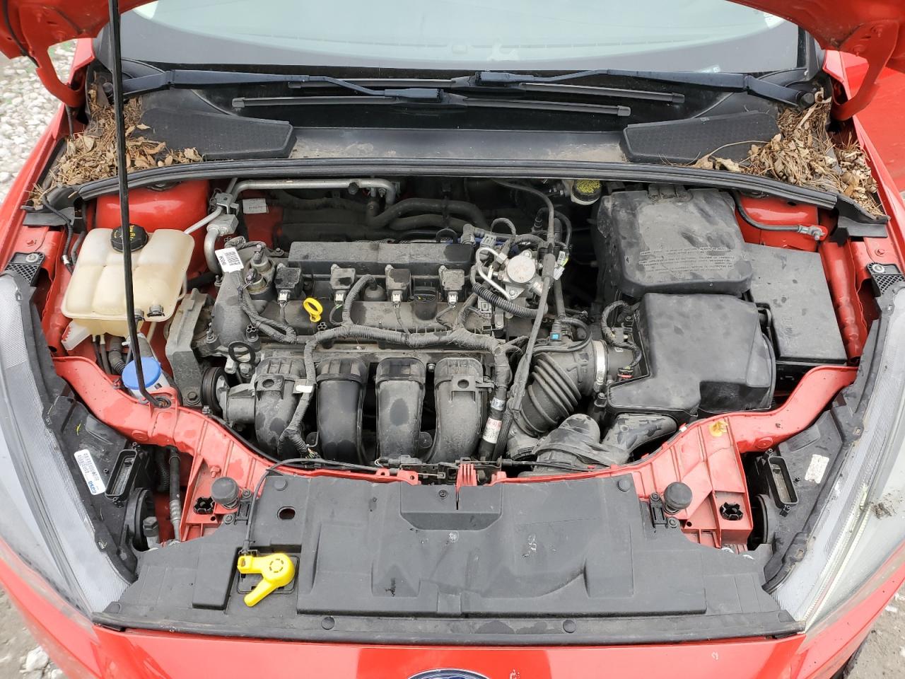 2016 Ford Focus VIN 1FADP3K24GL326301 Copart auction photo, front end / undercarriage damage thumbnail 11
