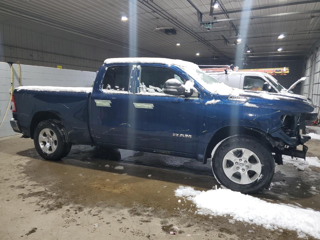 2021 RAM 1500 VIN 1C6RRFBG7MN742566 Copart auction photo, front end / side damage thumbnail 4