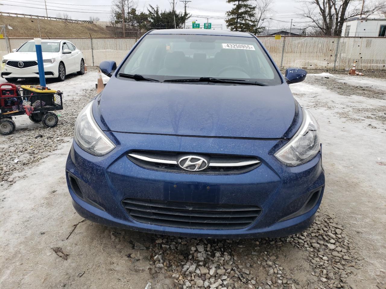 2015 Hyundai Accent VIN KMHCT4AE8FU904312 Copart auction photo, front end damage thumbnail 5
