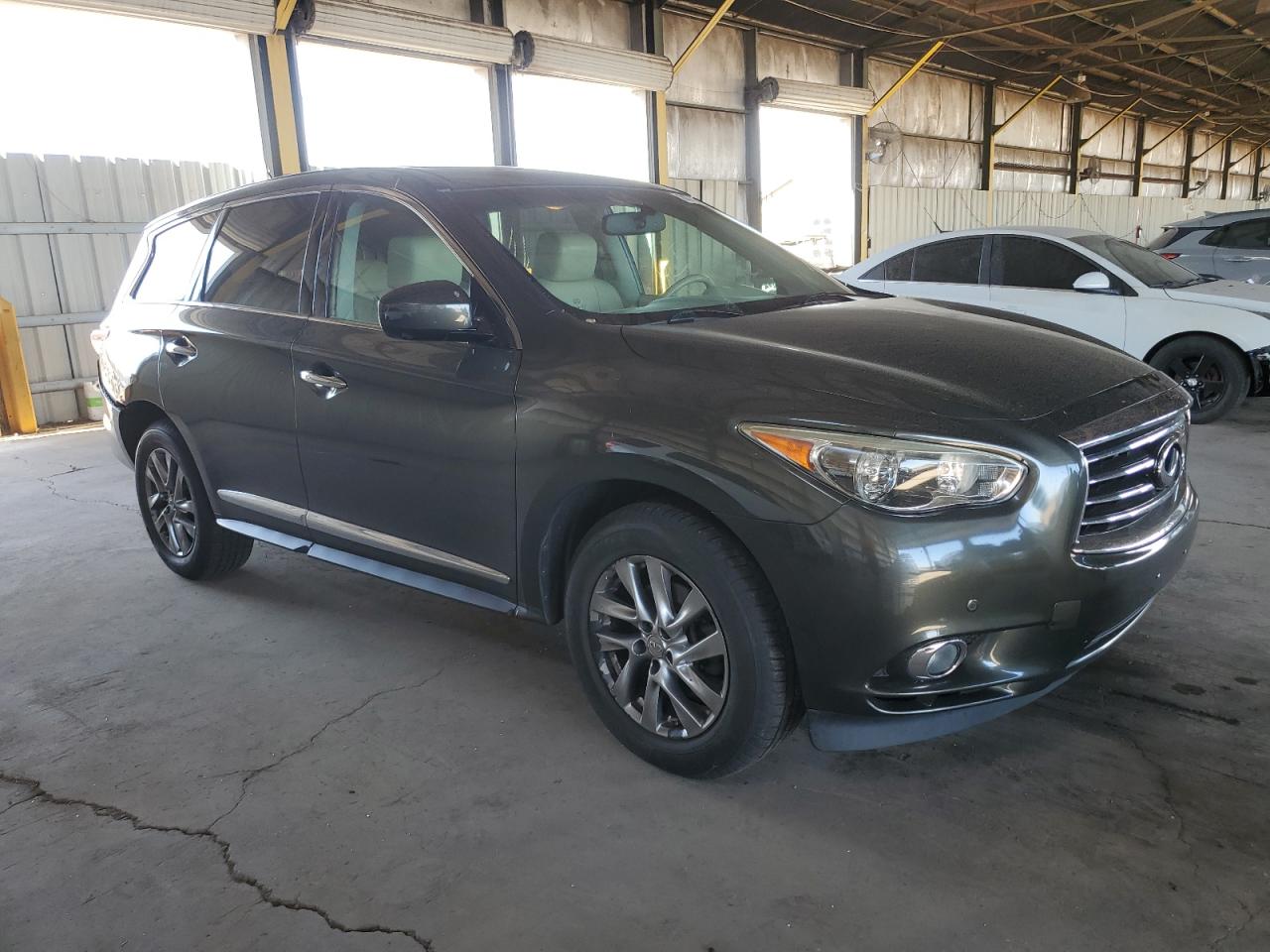 2013 Infiniti JX VIN 5N1AL0MN2DC307851 Copart auction photo, rear end damage thumbnail 4