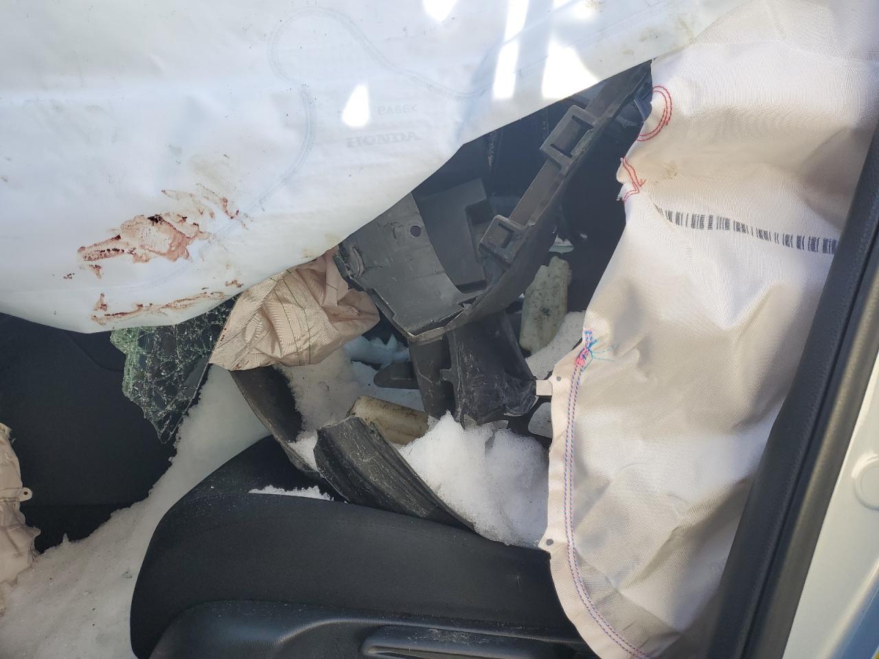 2022 Honda Civic VIN 2HGFE1F74NH308623 Copart auction photo, rollover damage thumbnail 7