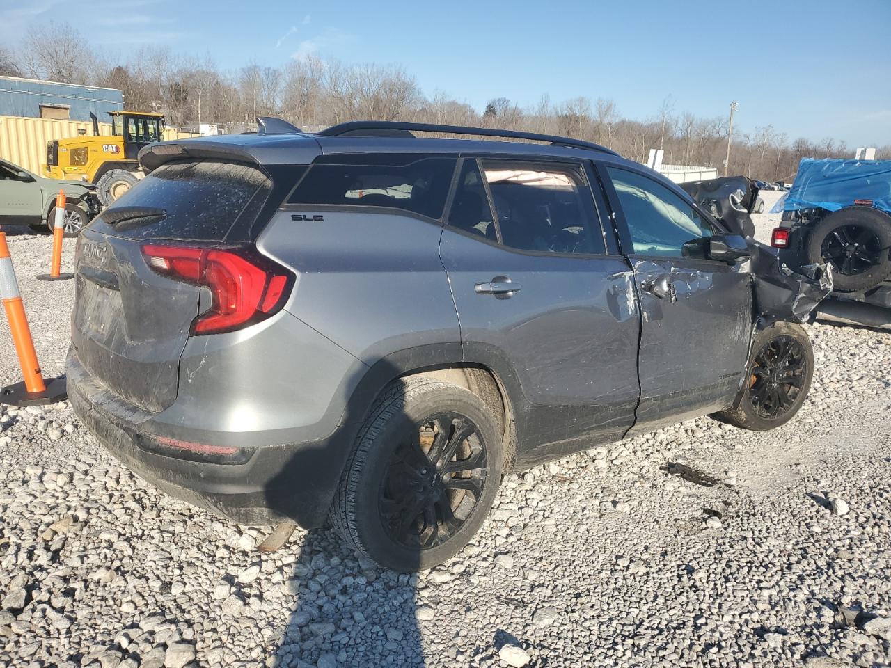 2020 GMC Terrain VIN 3GKALMEV3LL317791 Copart auction photo, burn / front end damage thumbnail 3