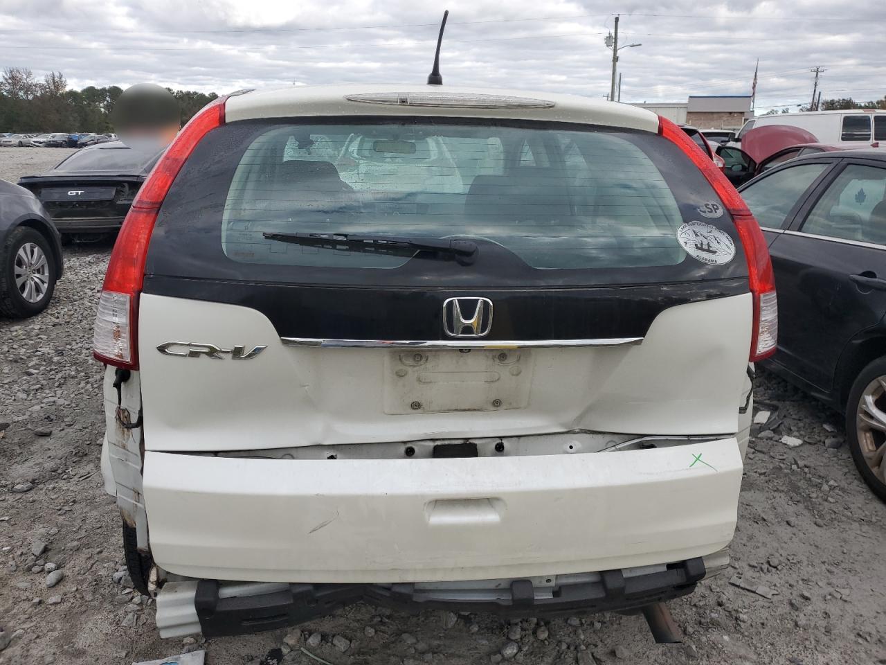 2014 Honda CR-V VIN 5J6RM3H38EL004521 Copart auction photo, rear end damage thumbnail 6