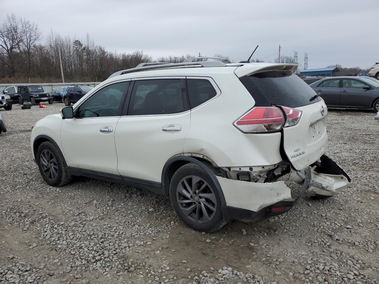 2016 Nissan Rogue VIN 5N1AT2MT7GC884230 Copart auction photo, rear end damage thumbnail 2