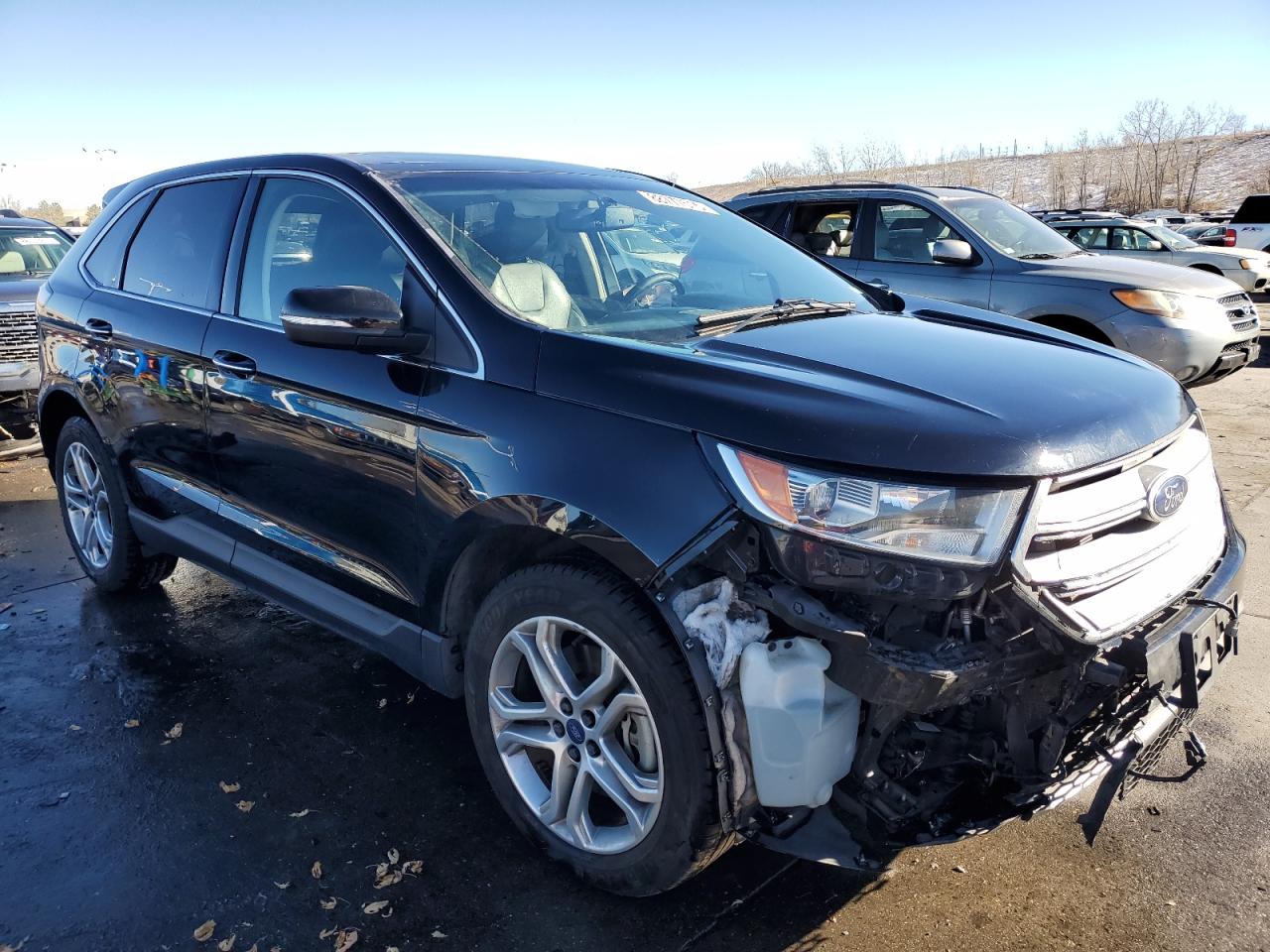 2018 Ford Edge VIN 2FMPK4K81JBC14932 Copart auction photo, front end damage thumbnail 4