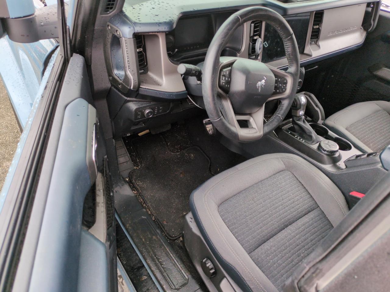2021 Ford Bronco VIN 1FMEE5DP9MLA95170 Copart auction photo, water/flood damage thumbnail 8