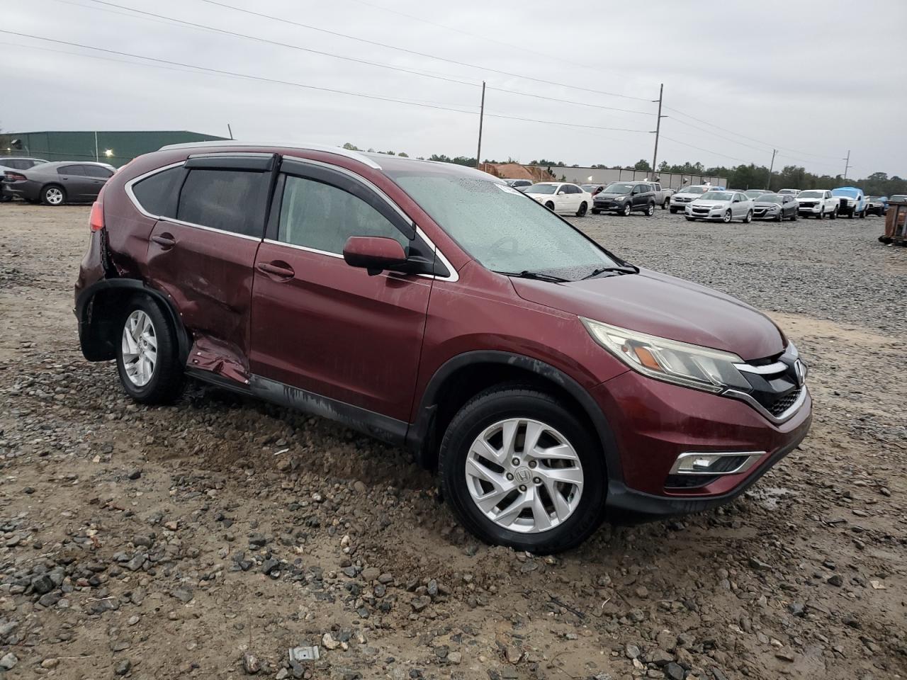 2015 Honda CR-V VIN 2HKRM3H76FH547607 Copart auction photo, side / rear end damage thumbnail 4