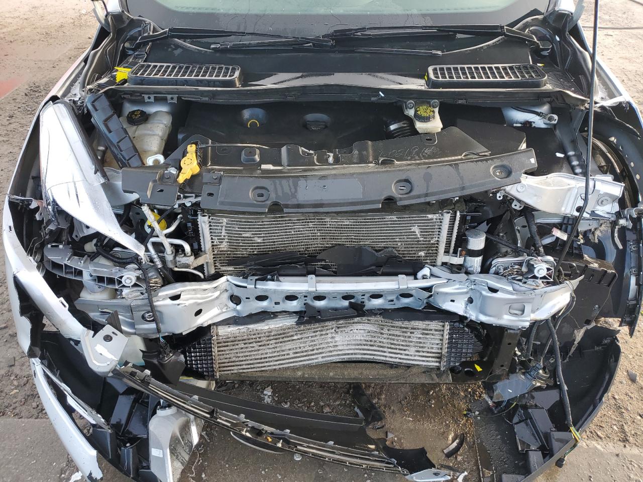 2014 Ford Escape VIN 1FMCU9J9XEUC49632 Copart auction photo, front end / side damage thumbnail 12