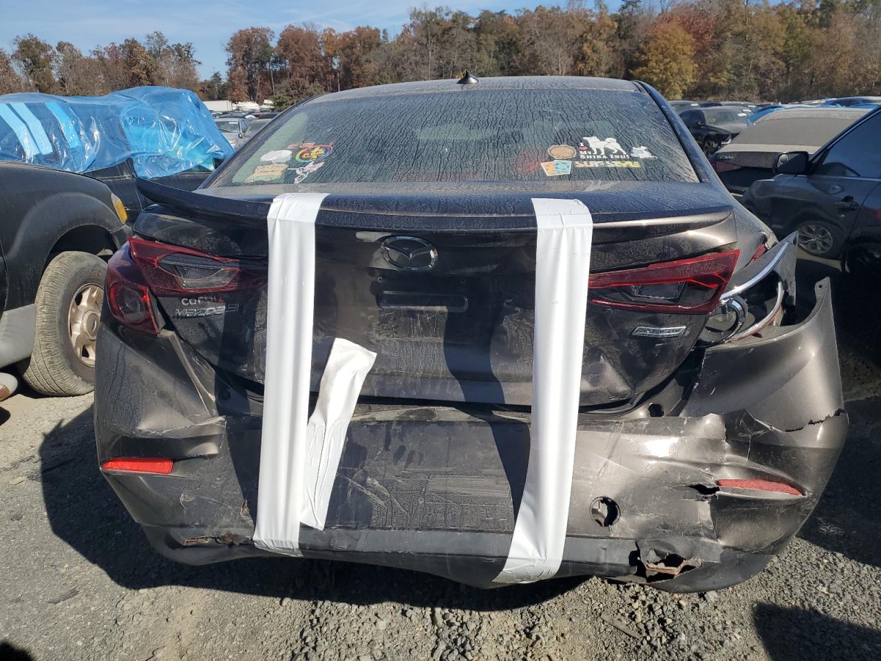 2015 Mazda 3 VIN 3MZBM1W77FM126740 Copart auction photo, rear end / front end damage thumbnail 6