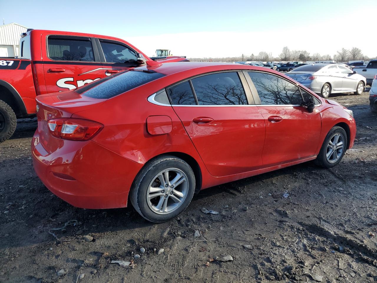 2017 Chevrolet Cruze VIN 1G1BE5SM9H7172482 Copart auction photo, all over damage thumbnail 3