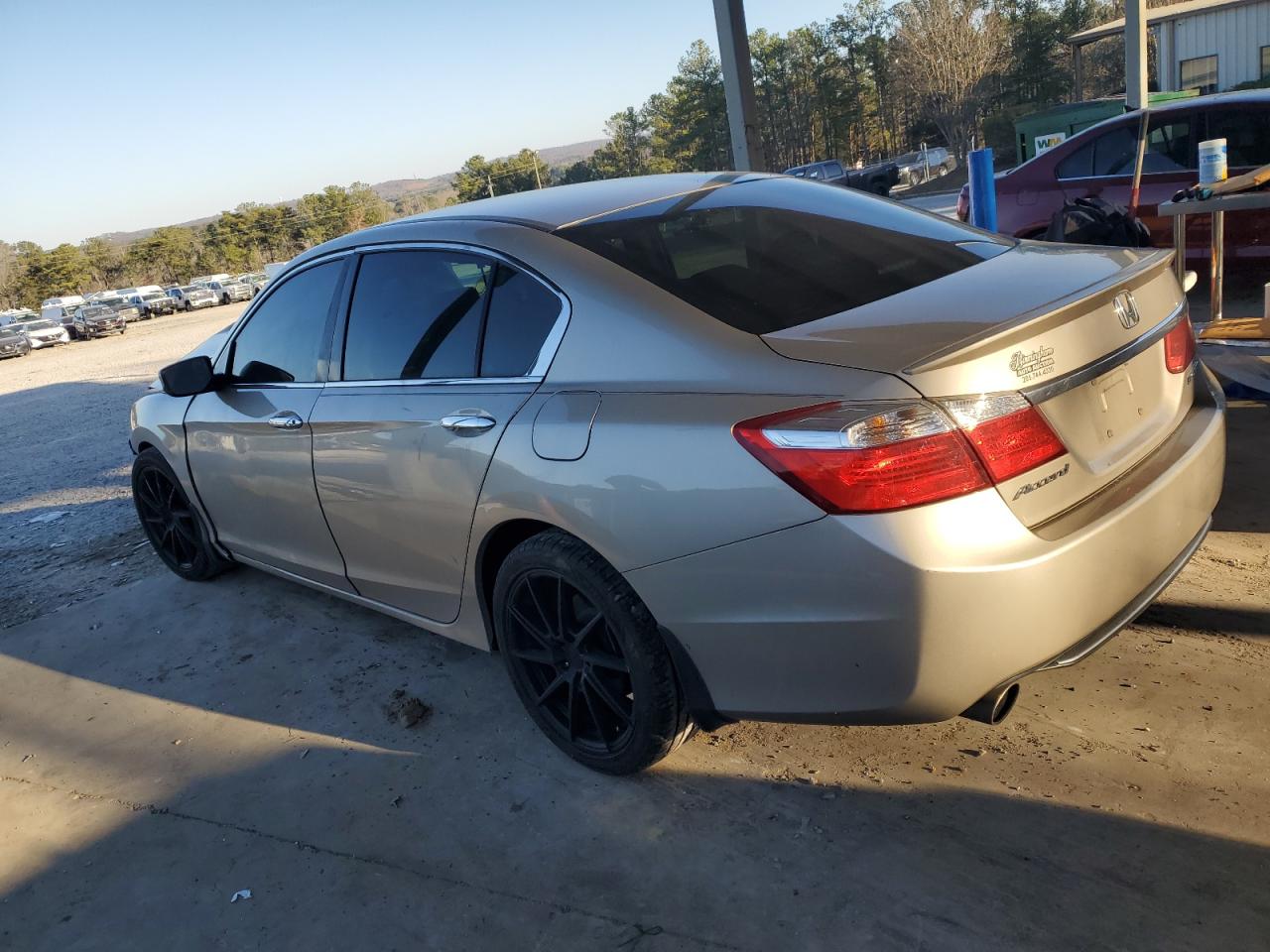 2014 Honda Accord VIN 1HGCR2F50EA044133 Copart auction photo, front end damage thumbnail 2