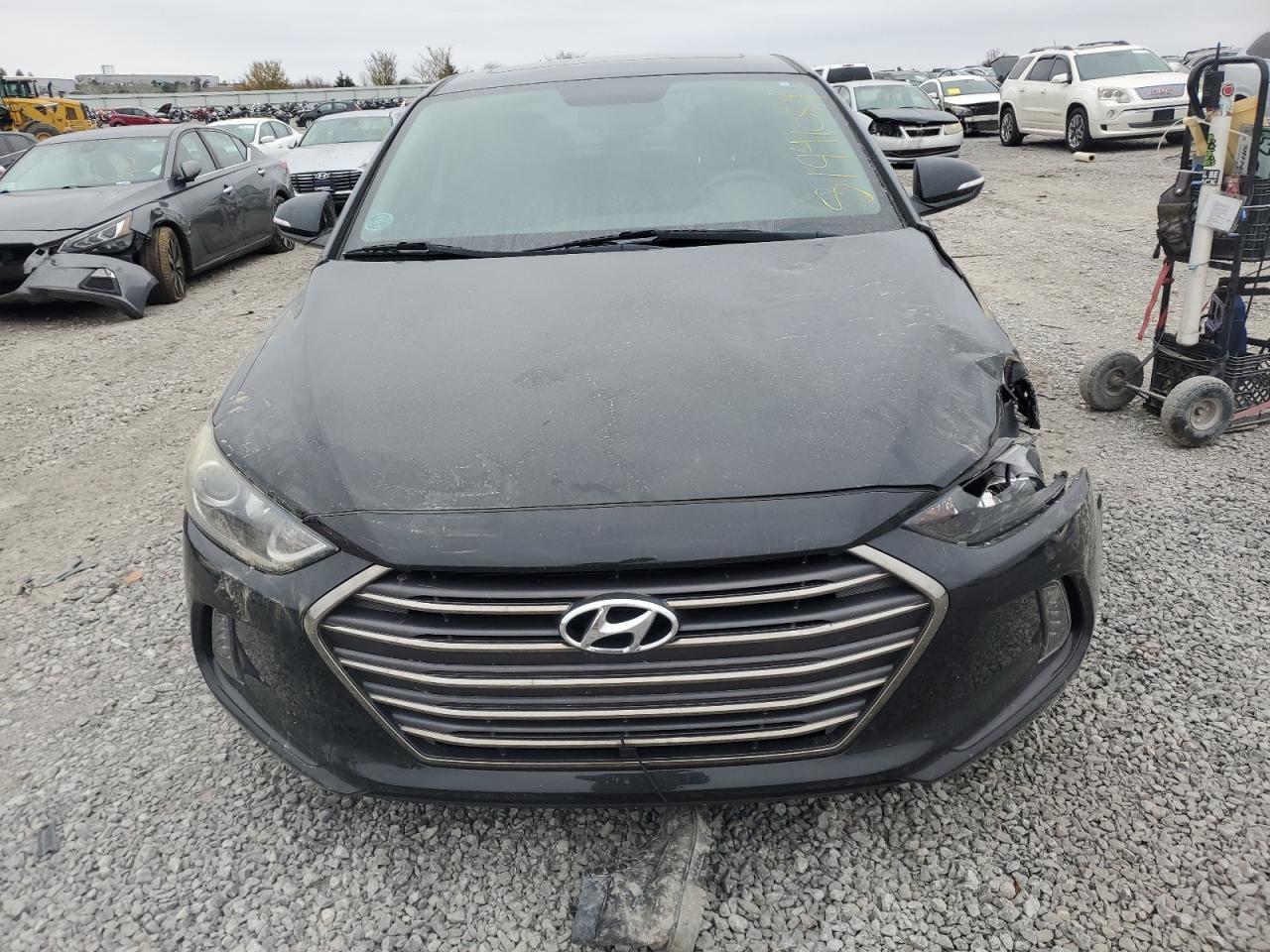 2017 Hyundai Elantra VIN 5NPD84LF7HH035344 Copart auction photo, front end damage thumbnail 5