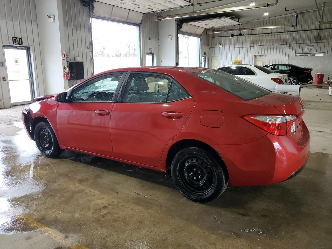 2016 Toyota Corolla VIN 2T1BURHE9GC567017 Copart auction photo, front end / side damage thumbnail 2