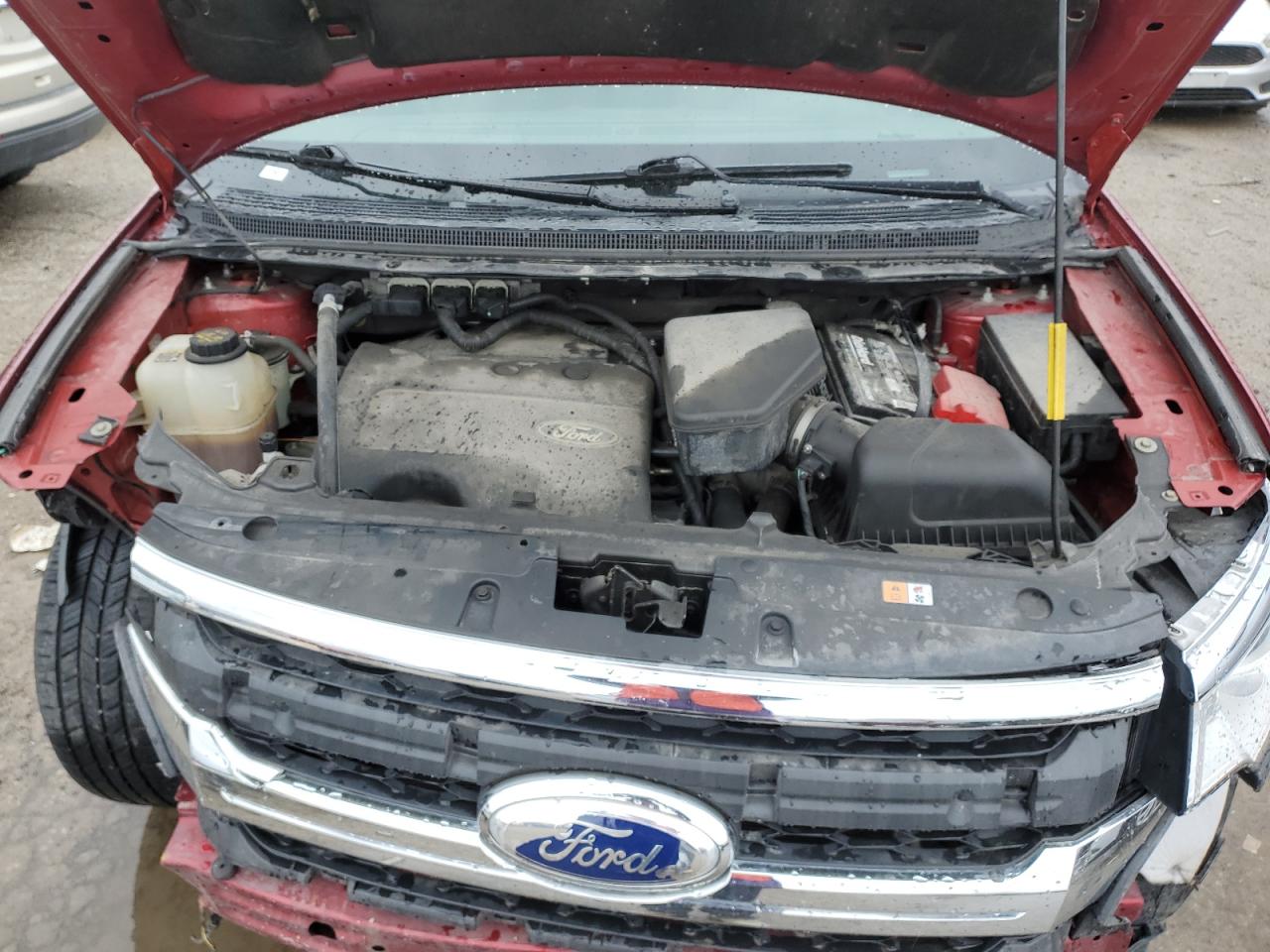 2014 Ford Edge VIN 2FMDK3JCXEBB29225 Copart auction photo, front end / side damage thumbnail 12