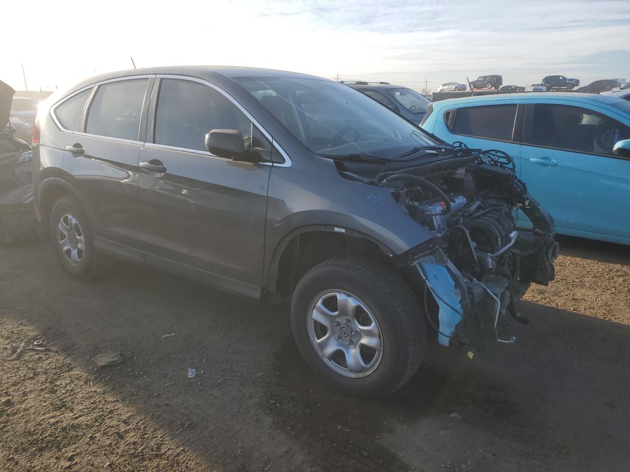 2014 Honda CR-V VIN 2HKRM4H32EH702784 Copart auction photo, front end damage thumbnail 4