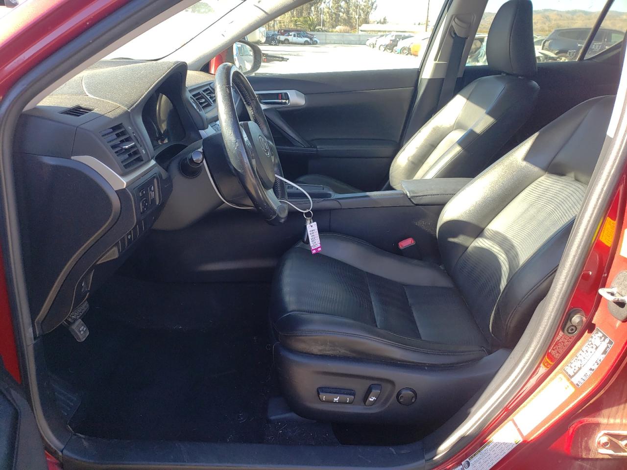 2011 Lexus CT VIN JTHKD5BH2B2005896 Copart auction photo, front end damage thumbnail 7