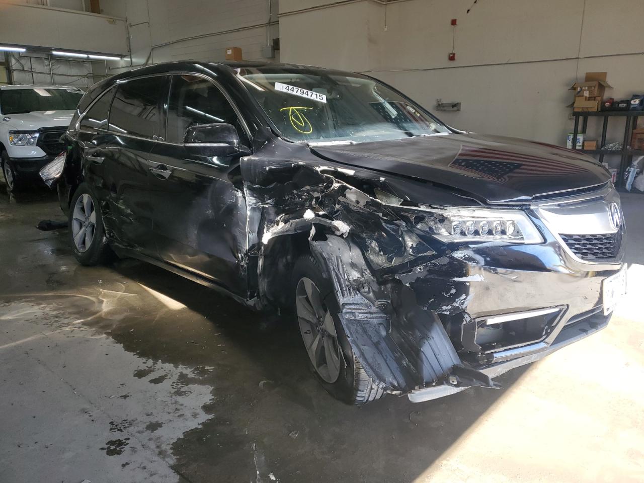 2015 Acura MDX VIN 5FRYD4H25FB025134 Copart auction photo, all over damage thumbnail 4