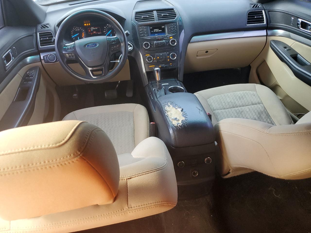 2016 Ford Explorer VIN 1FM5K7B89GGA03035 Copart auction photo, front end / side damage thumbnail 8