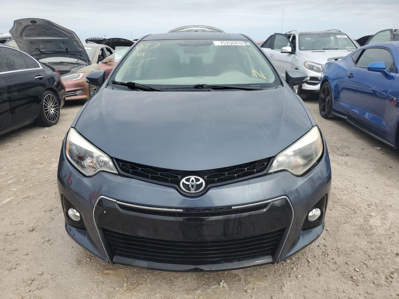 2015 Toyota Corolla VIN 2T1BURHE1FC409284 Copart auction photo, water/flood damage thumbnail 5