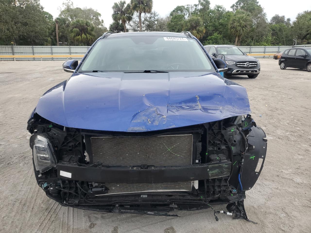 2022 Hyundai Tucson VIN 5NMJE3AE4NH022494 Copart auction photo, front end damage thumbnail 5