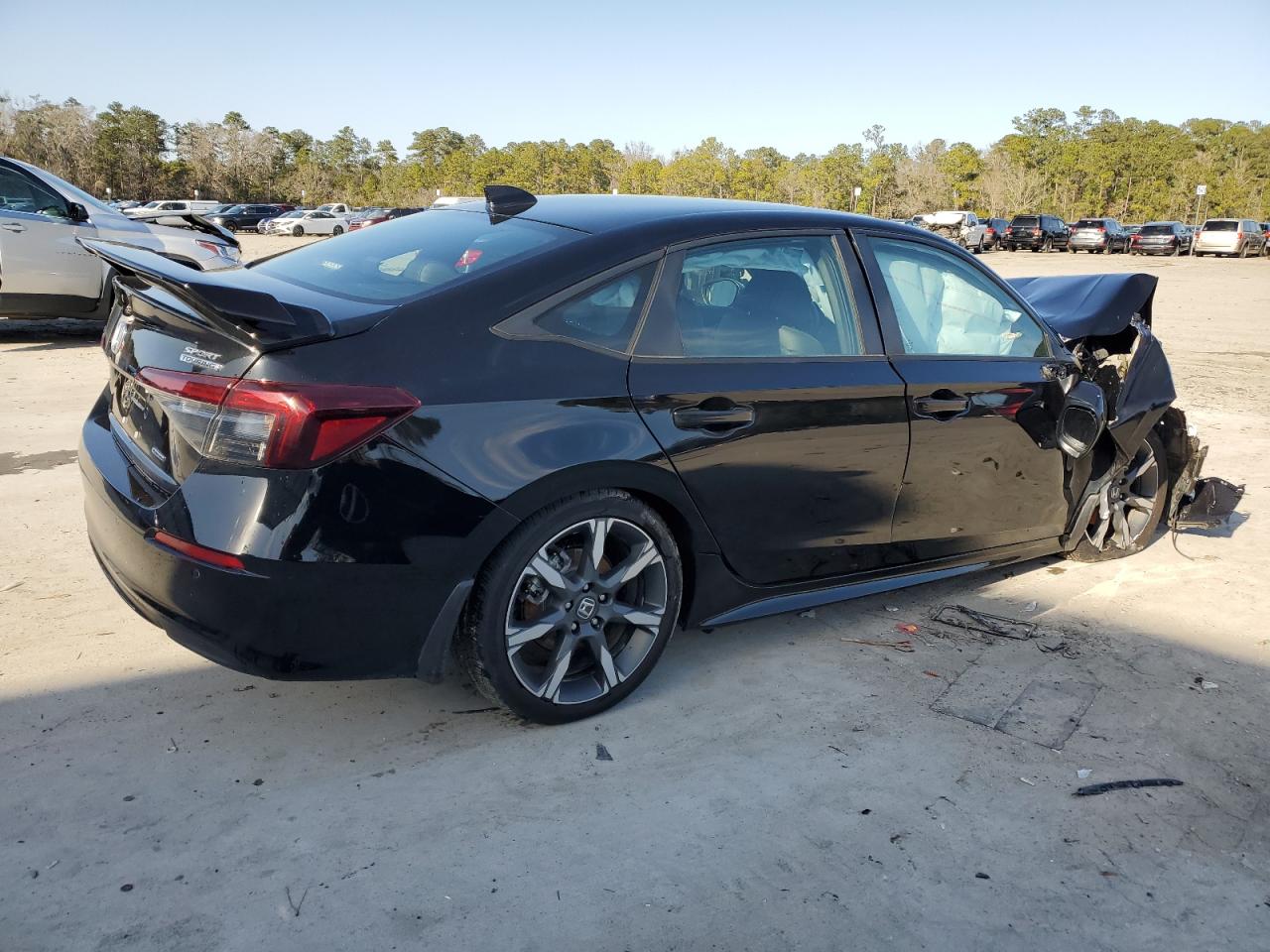 2025 Honda Civic VIN 2HGFE4F8XSH312438 Copart auction photo, front end damage thumbnail 3