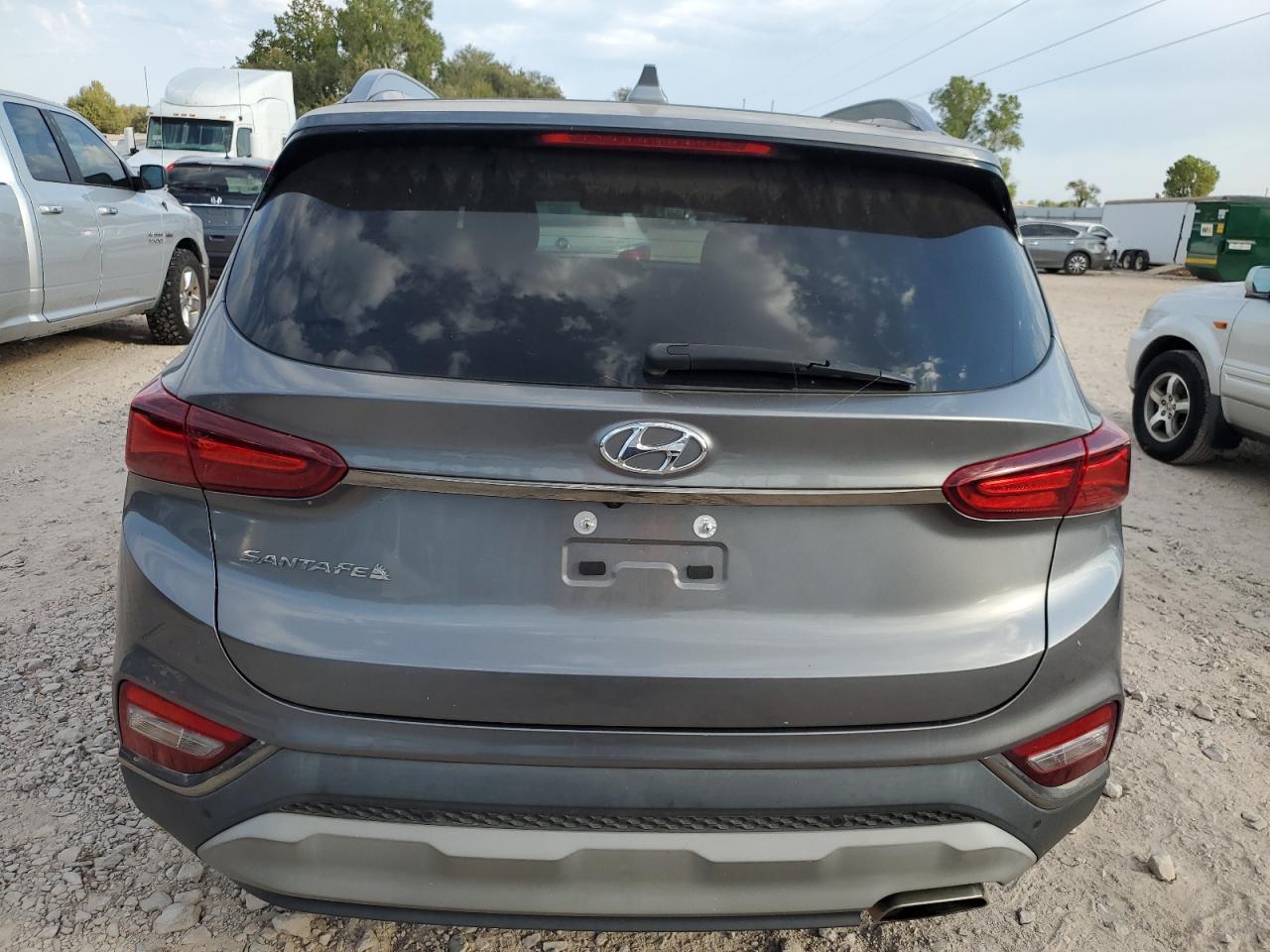 2020 Hyundai Santa Fe VIN 5NMS53AD7LH170177 Copart auction photo, hail / minor dent/scratches damage thumbnail 6