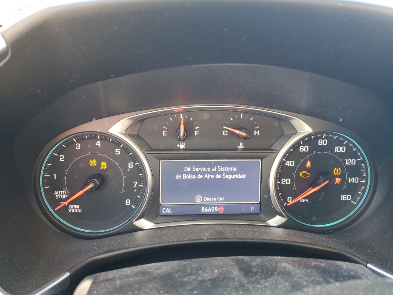 2020 Chevrolet Equinox VIN 2GNAXXEV2L6165161 Copart auction photo, side / front end damage thumbnail 9
