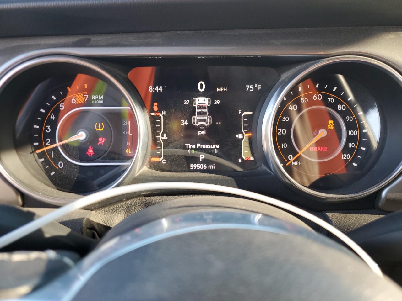 2019 Jeep Wrangler VIN 1C4HJXEN9KW625008 Copart auction photo, rear end damage thumbnail 9
