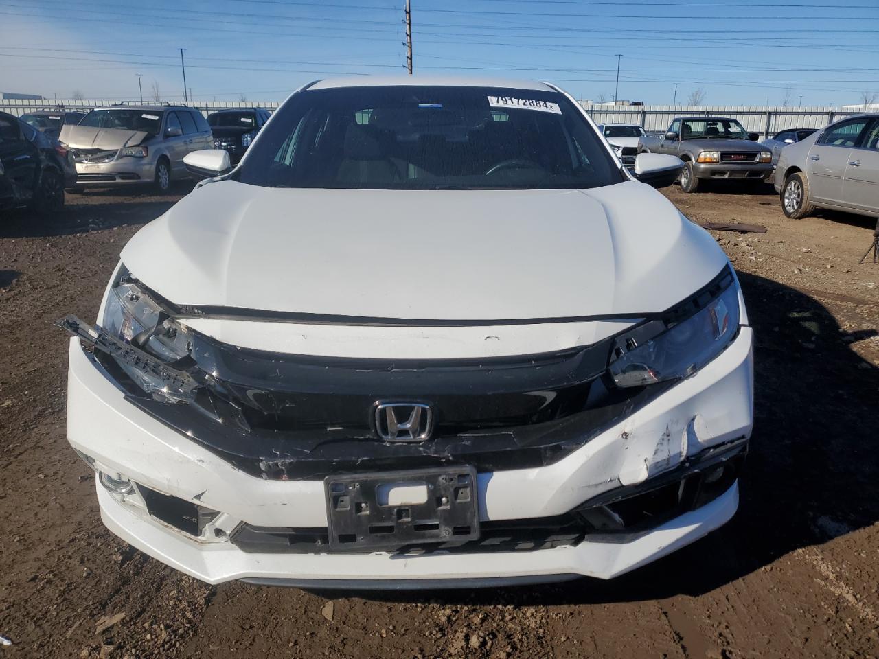 2021 Honda Civic VIN 19XFC2F81ME001827 Copart auction photo, front end / minor dent/scratches damage thumbnail 5