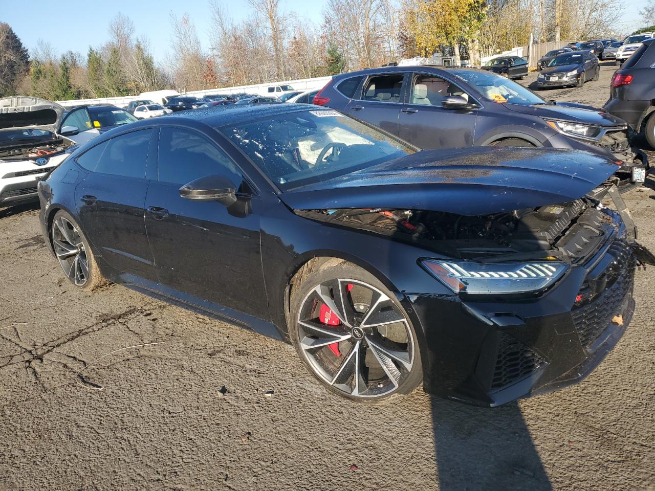 2022 Audi S7 VIN WUAPCBF22NN905234 Copart auction photo, front end / rear end damage thumbnail 4