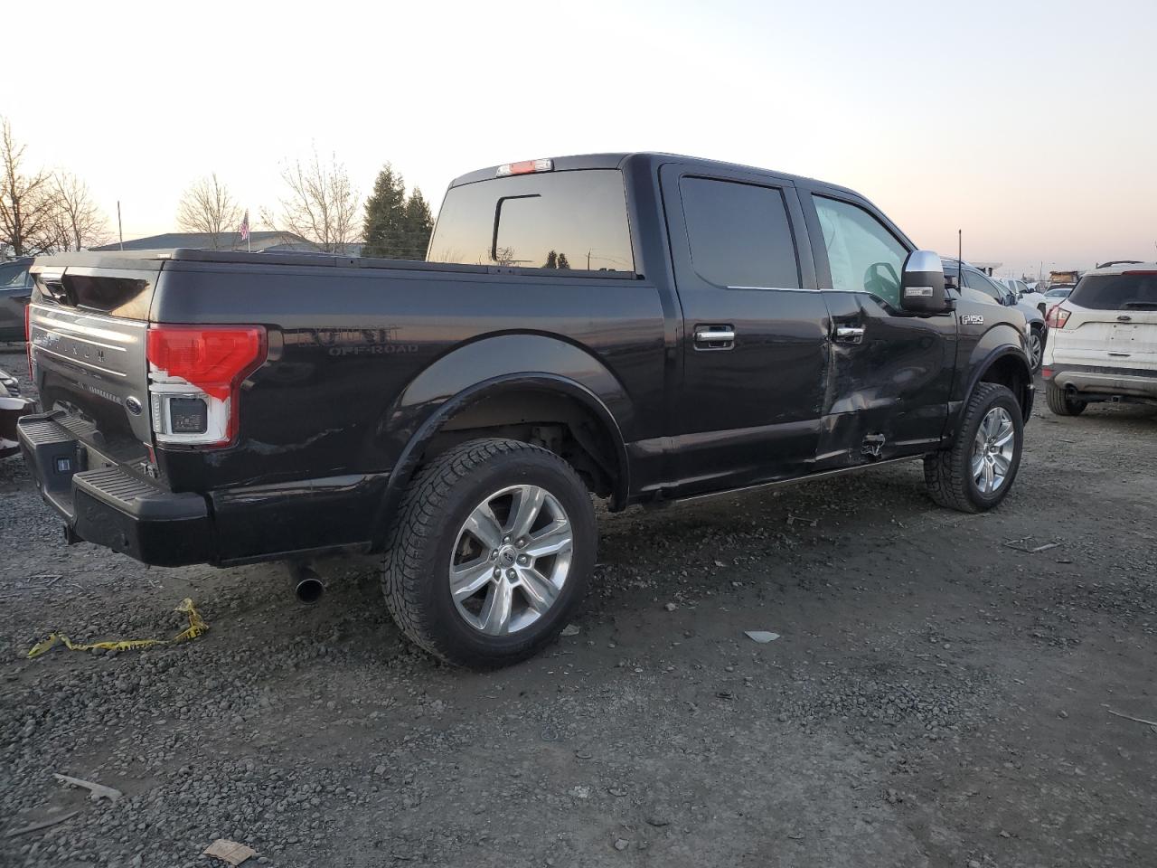 2020 Ford F-150 VIN 1FTEW1E41LFB67801 Copart auction photo, side damage thumbnail 3
