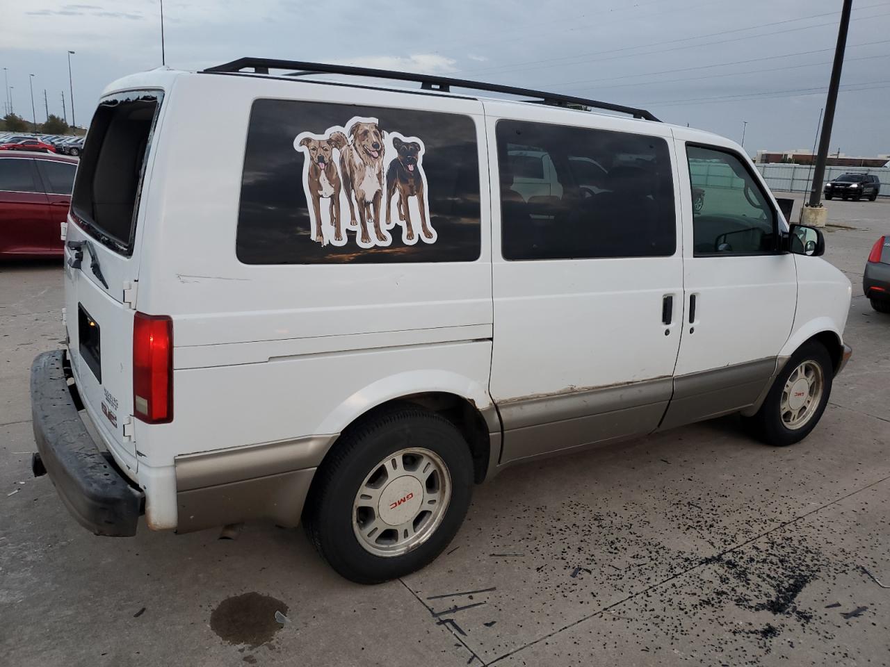 2003 GMC Safari VIN 1GKDM19XX3B513779 Copart auction photo, hail / minor dent/scratches damage thumbnail 3