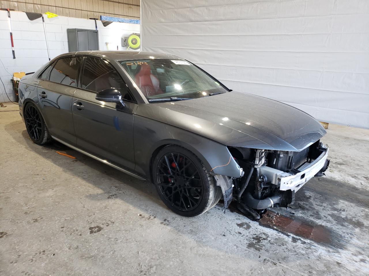 2019 Audi RS4 VIN WAUB4AF43KA051578 Copart auction photo, front end / mechanical damage thumbnail 4
