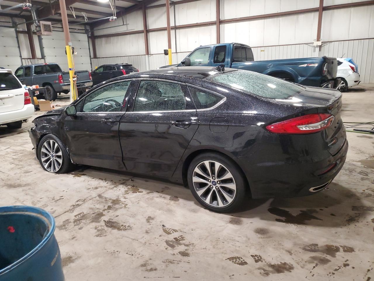 2020 Ford Fusion VIN 3FA6P0T99LR159125 Copart auction photo, front end / side damage thumbnail 2