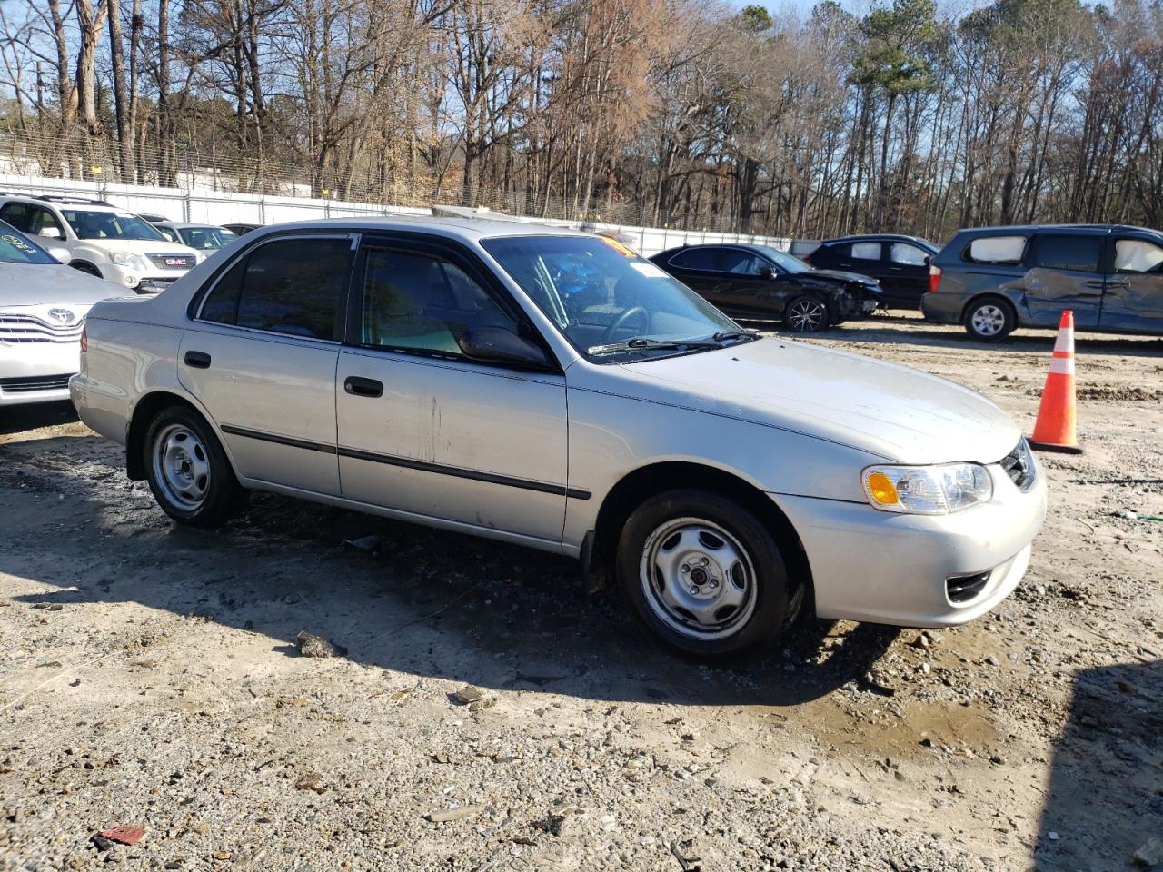 2002 Toyota Corolla VIN 2T1BR12E72C572527 Copart auction photo, rear end damage thumbnail 4