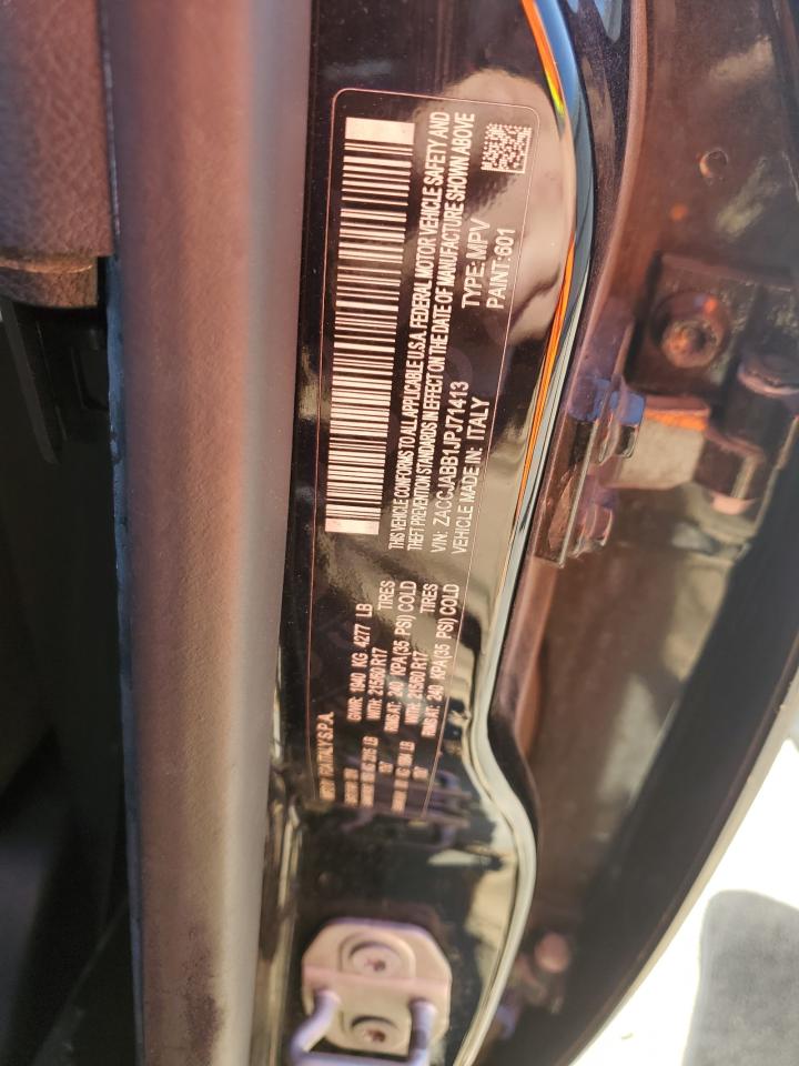 2018 Jeep Renegade VIN ZACCJABB1JPJ71413 Copart auction photo, side damage thumbnail 12