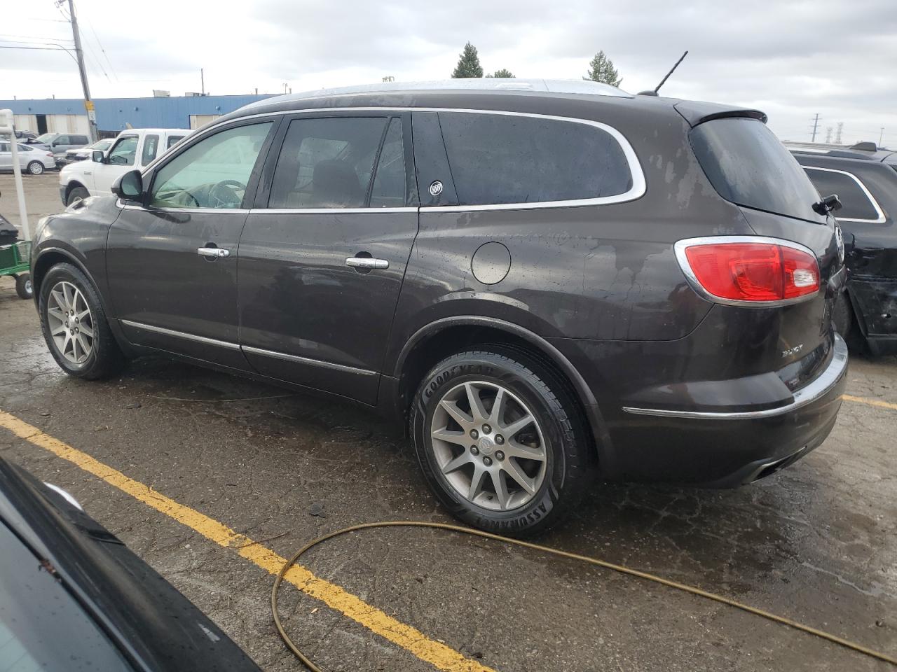 2013 Buick Enclave VIN 5GAKRCKD9DJ184064 Copart auction photo, front end damage thumbnail 2