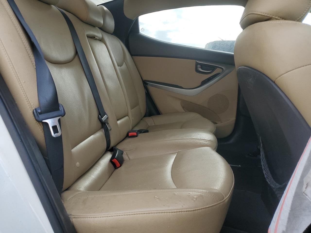 2012 Hyundai Elantra VIN 5NPDH4AE2CH105979 Copart auction photo, all over damage thumbnail 10