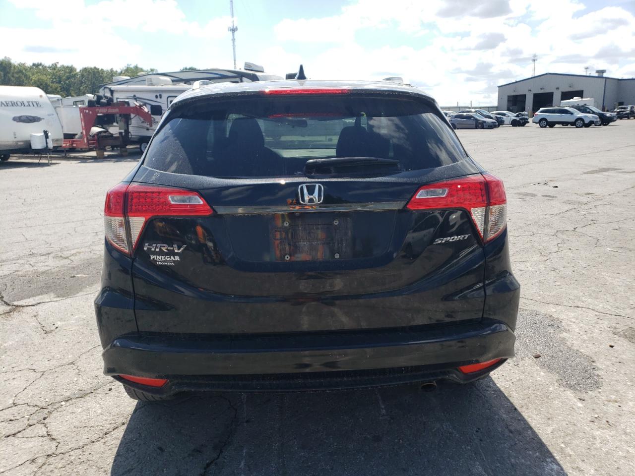 2022 Honda HR-V VIN 3CZRU5H15NM706000 Copart auction photo, front end / top/roof damage thumbnail 6