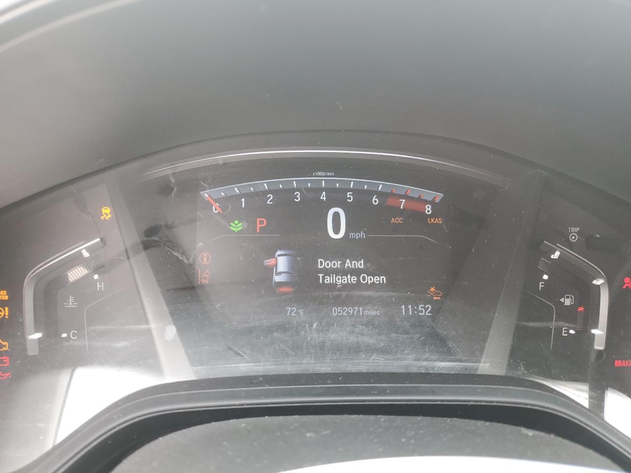 2020 Honda CR-V VIN 2HKRW1H23LH410476 Copart auction photo, front end damage thumbnail 9